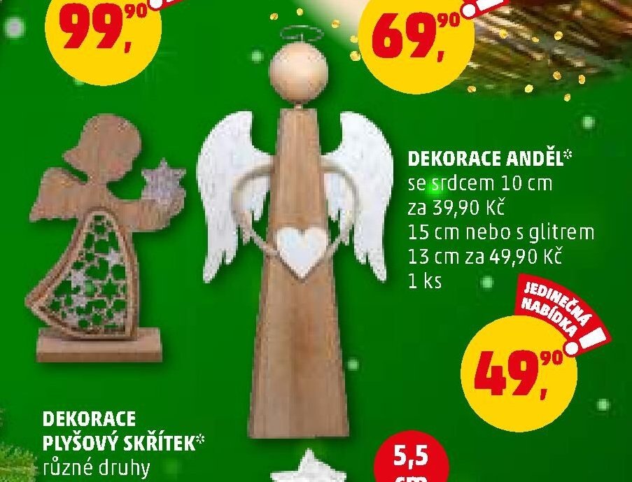 DEKORACE ANDĚL