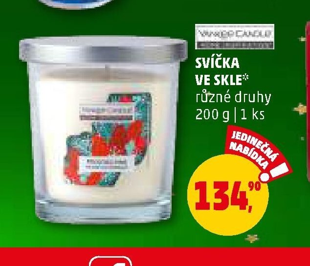 SVÍČKA VE SKLE