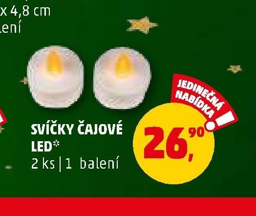 SVÍČKY ČAJOVÉ LED