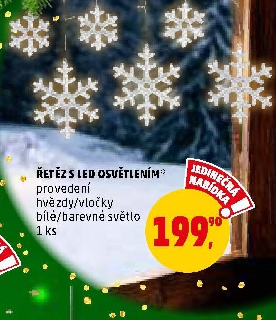 ŘETĚZ S LED OSVĚTLENÍM