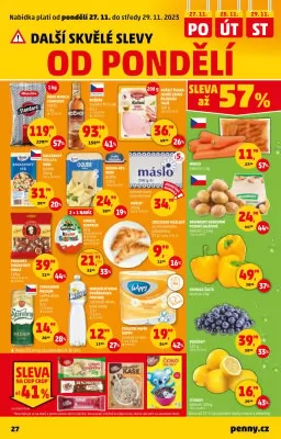 akční leták Penny Market 23.11.2023-29.11.2023