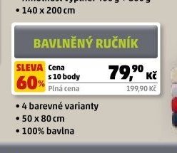 BAVLNĚNÝ RUČNÍK