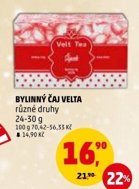 Čaj bylinný Velta Tea