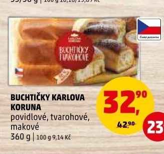České buchtičky Karlova Koruna