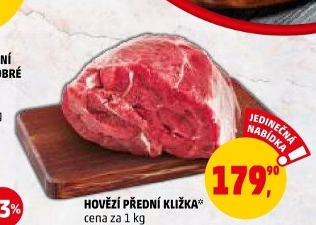 Hovězí přední bez kosti - kližka