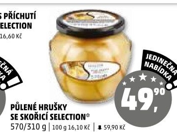 Kompot hrušky Selection
