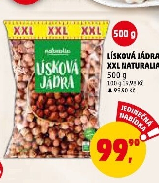 Lískové ořechy Naturalia