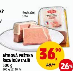 Paštika játrovka Řezníkův talíř