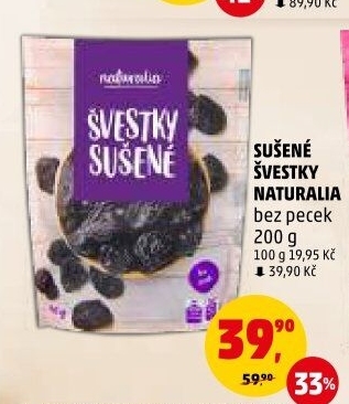 Švestky sušené Naturalia