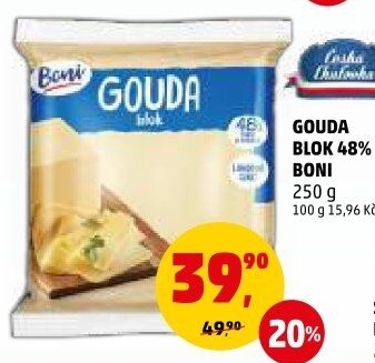 Sýr Gouda 48% Boni