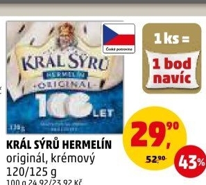 Sýr Hermelín Král sýrů