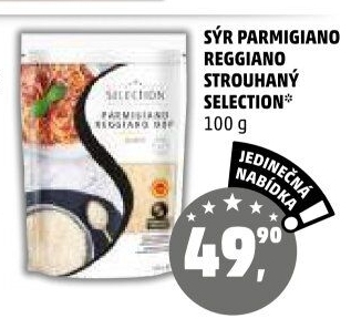 Sýr Parmigiano Reggiano strouhaný Selection