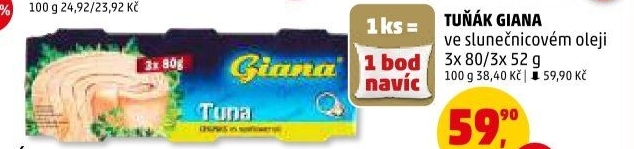 Tuňák v oleji Giana