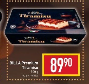 BILLA Premium Tiramisu