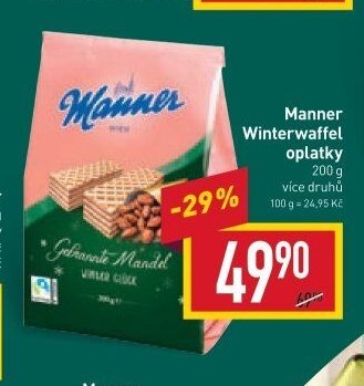 Manner Winterwaffel oplatky