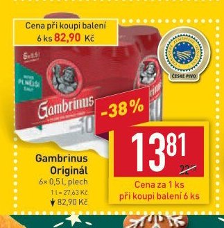 Gambrinus Originál