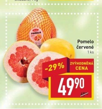 Pomelo červené