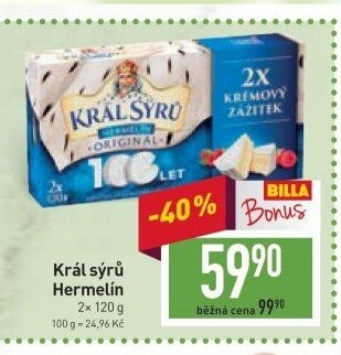 Král sýrů Hermelín