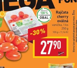Rajčata cherry oválná