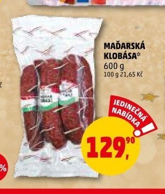 Maďarská klobása