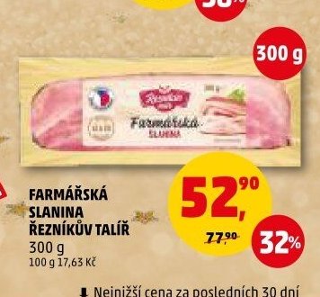 Farmářská slanina Řezníkův talíř