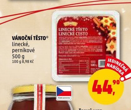Vánoční těsto