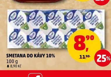 Smetana do kávy 10%
