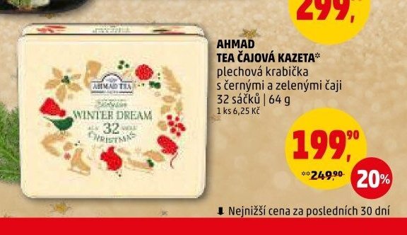 AHMAD TEA ČAJOVÁ KAZETA*