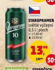 STAROPRAMEN 10 světlé výčepní