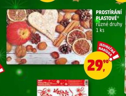 PROSTÍRÁNÍ PLASTOVÉ