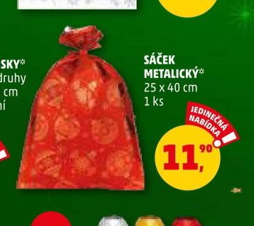 SÁČEK METALICKÝ