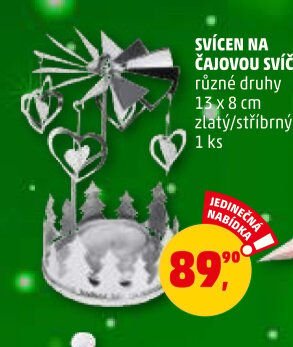 SVÍCEN NA ČAJOVOU SVÍČKU