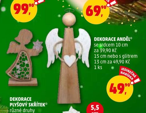 DEKORACE ANDĚL