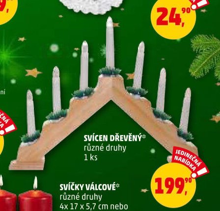 SVÍCEN DŘEVĚNÝ