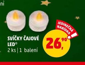 SVÍČKY ČAJOVÉ LED