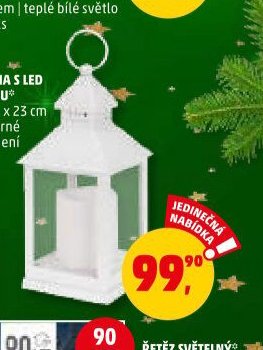 LUCERNA S LED SVÍČKOU