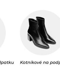 Kotníkové na podpatku