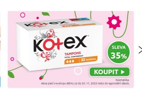 Kotex tampóny