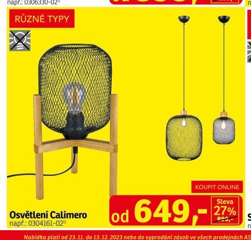Osvětlení Calimero - ASKO akcniletaky.com