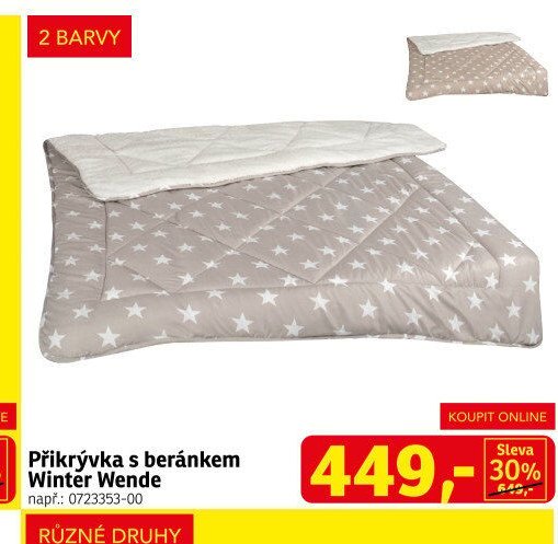 Přikrývka s beránkem Winter Wende - ASKO akcniletaky.com