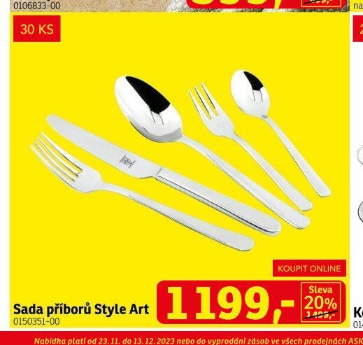 Sada příborů Style Art - ASKO akcniletaky.com