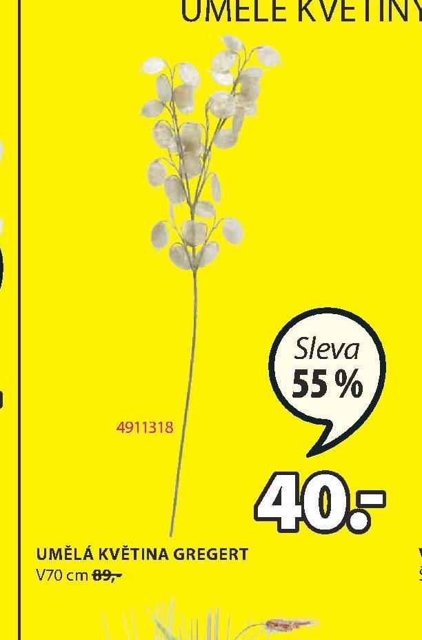 Umělá květina Gregert - Jysk akcniletaky.com