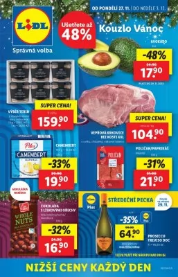 akční leták Lidl 27.11.2023-3.12.2023