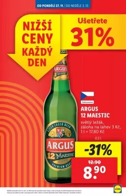 akční leták Lidl 27.11.2023-3.12.2023