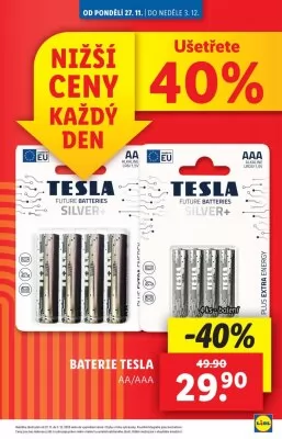 akční leták Lidl 27.11.2023-3.12.2023