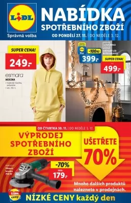 akční leták Lidl 27.11.2023-3.12.2023