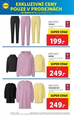 akční leták Lidl 27.11.2023-3.12.2023
