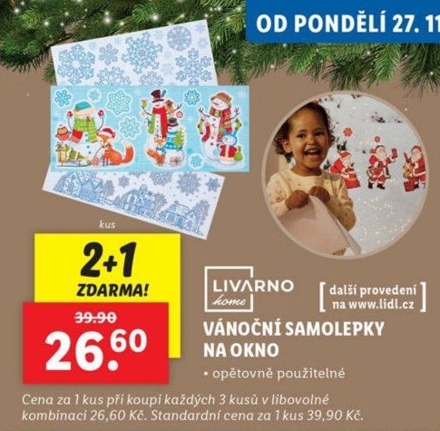 Samolepky na okno Livarno Home - Lidl akcniletaky.com