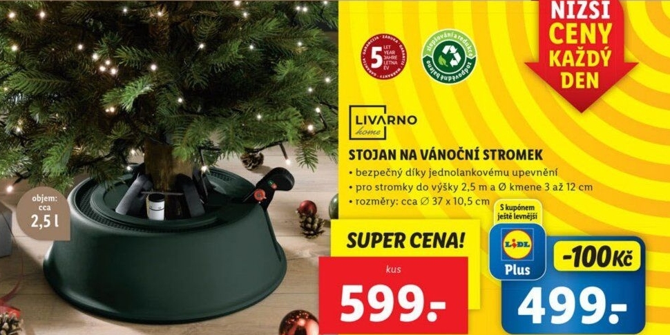 Stojan na vánoční stromeček Livarno Home