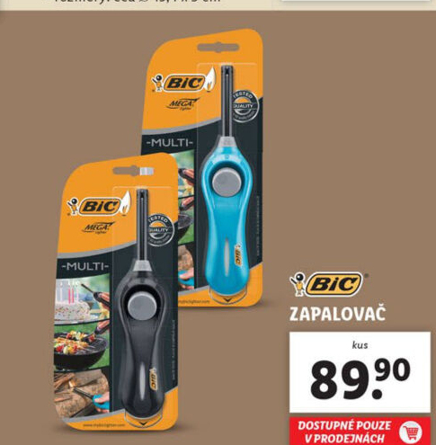 Zapalovač plynový Bic